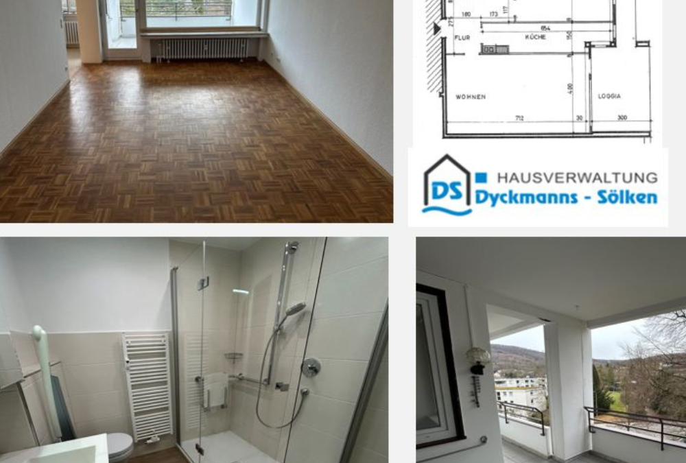 Barrierefreie 2-Zimmer-Wohnung mit Balkon und Garagenstellplatz