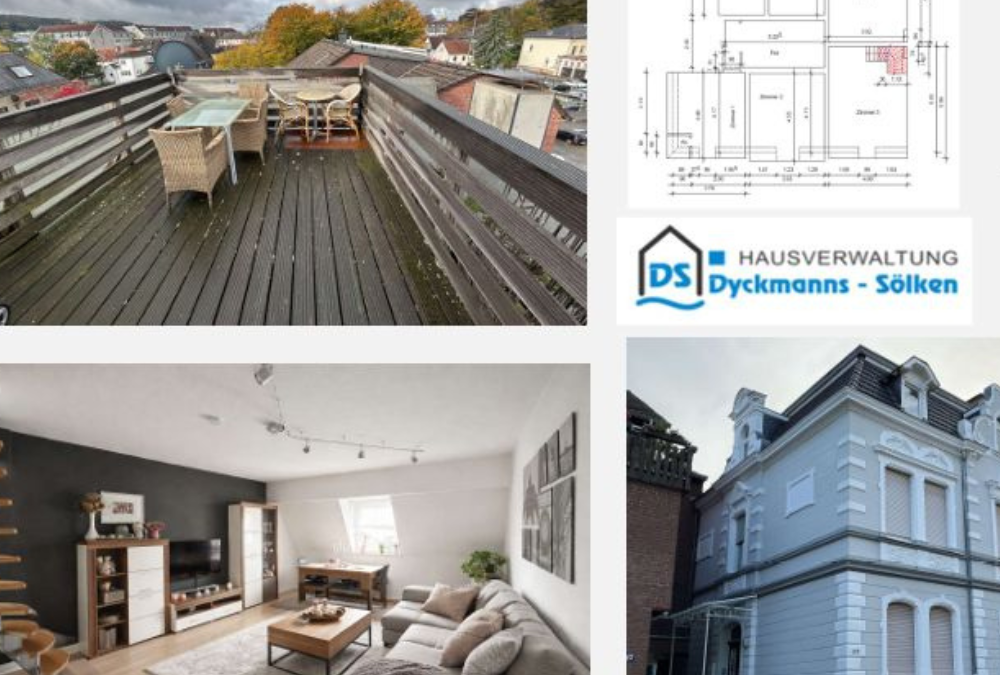 Dachgeschosswohnung mit Terrasse in Iserlohn